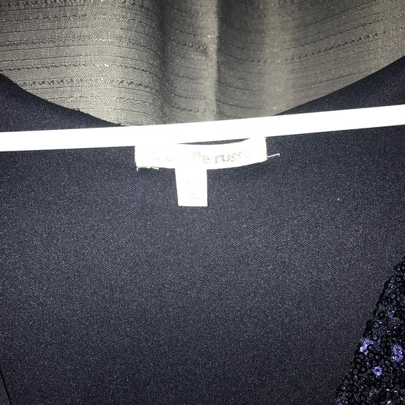 Sequin blue and black romper with POCKETS! 💙 - Picture 3 of 5