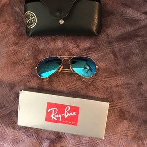 Ray ban Matte Gold Aviators