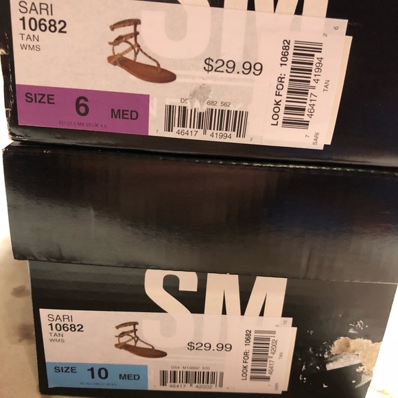 NWT SIZE 6 TAN SANDALS - Picture 6 of 6