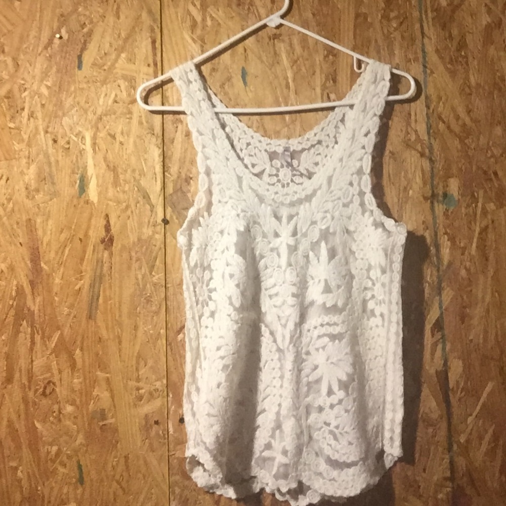 Lace tank