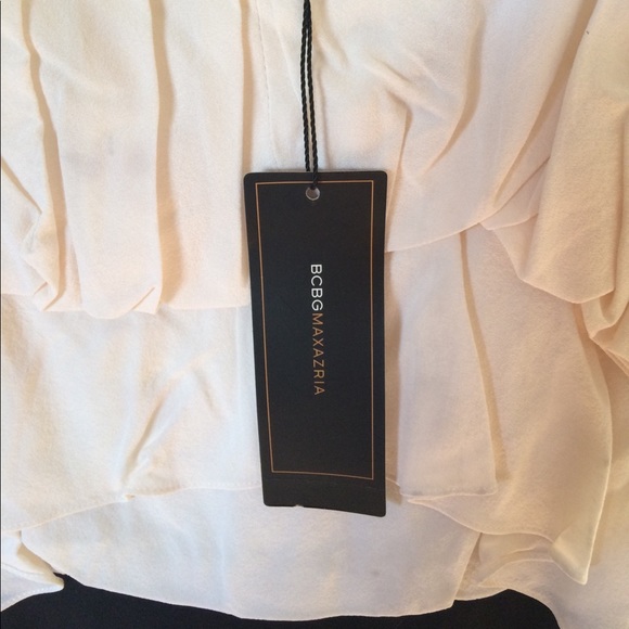 BCBGMaxazria Draped Cami/Pencil Georgette Dress - Picture 4 of 8