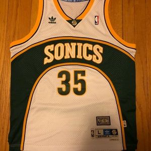 Throwback Seattle SuperSonics Kevin Durant Jersey
