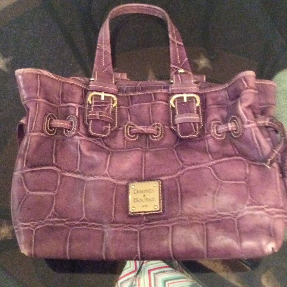 Dooney & Burke purple bag.