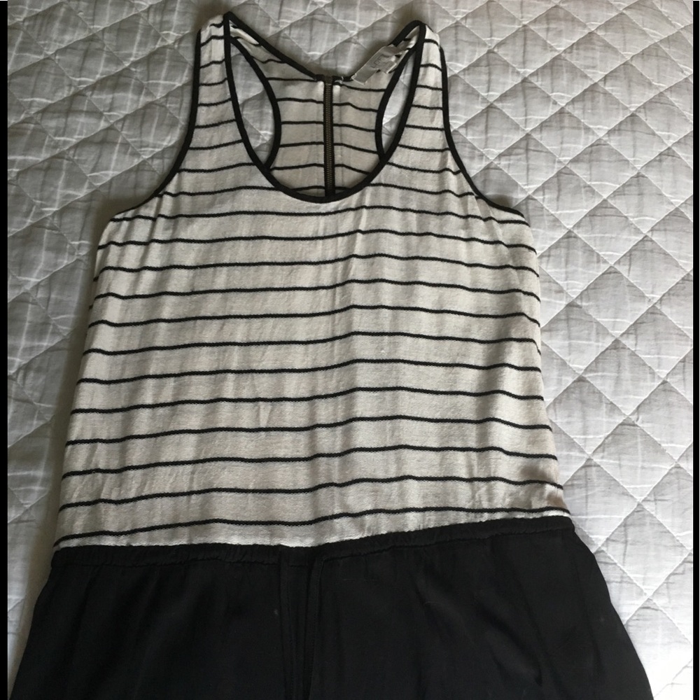 Loft stripe romper