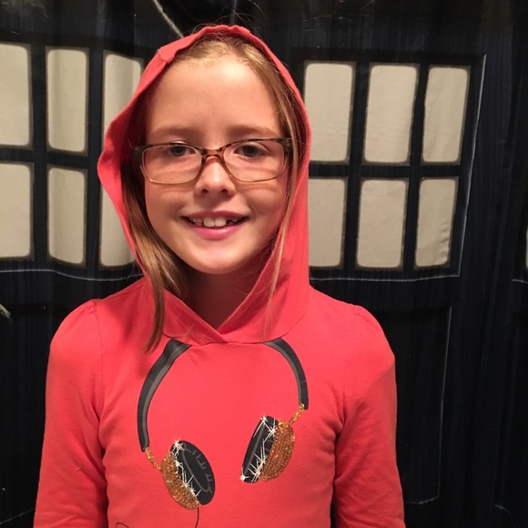 ๐๐ HP3/29/18๐พ๐FABKIDS HOODED DRESS W/bling - Picture 2 of 6