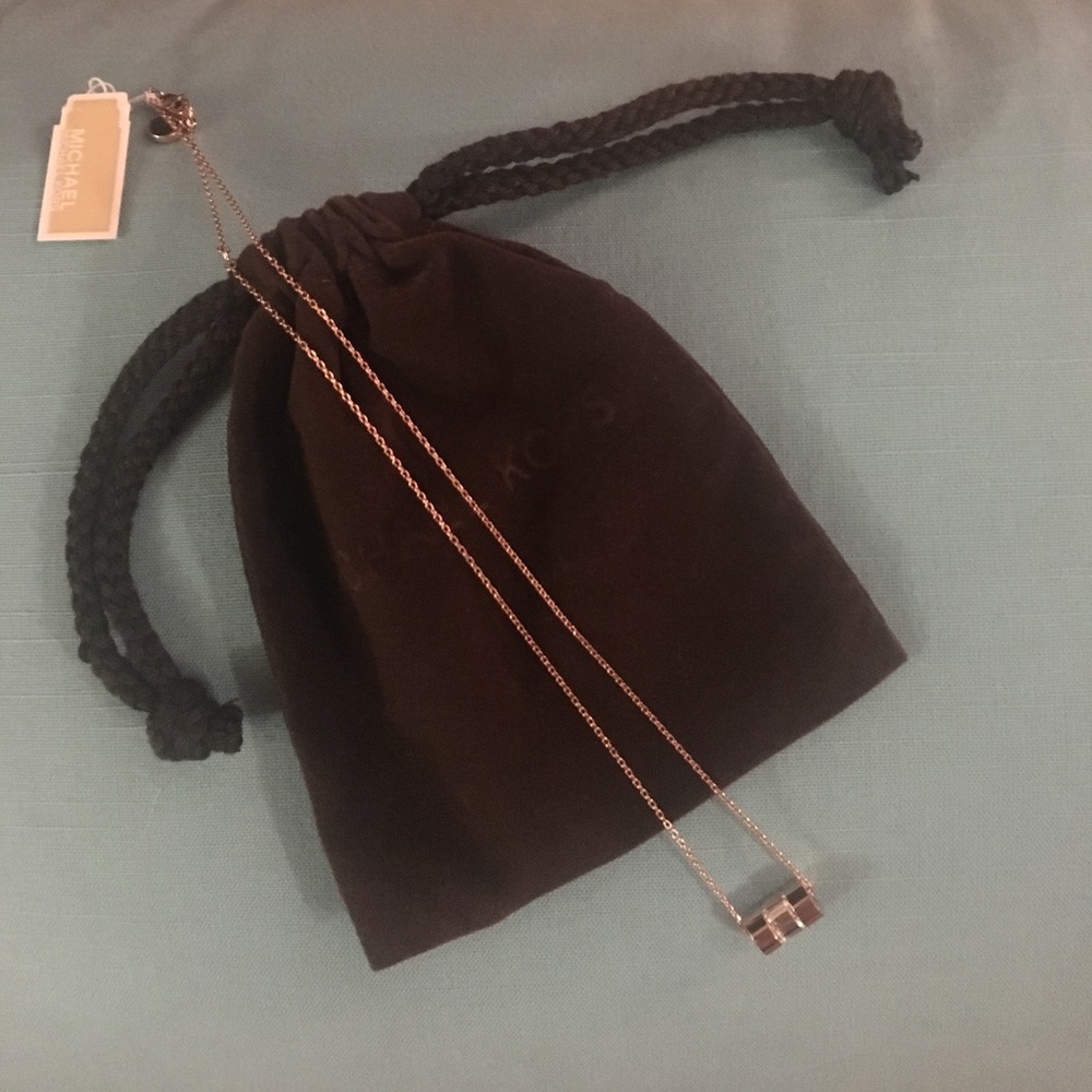 Rose gold Michael Kors necklace
