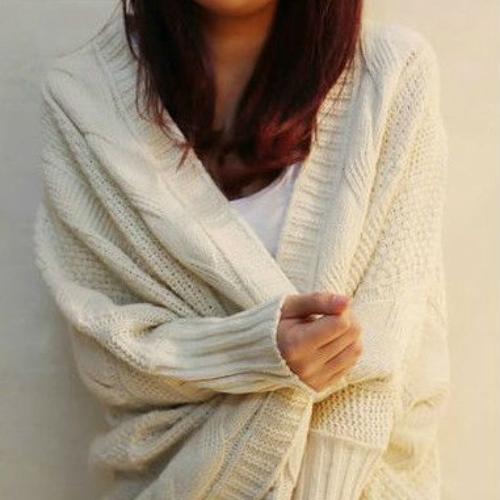 Cashmere/Wool Cardigan Sweater for Kids (Sz 10-12)