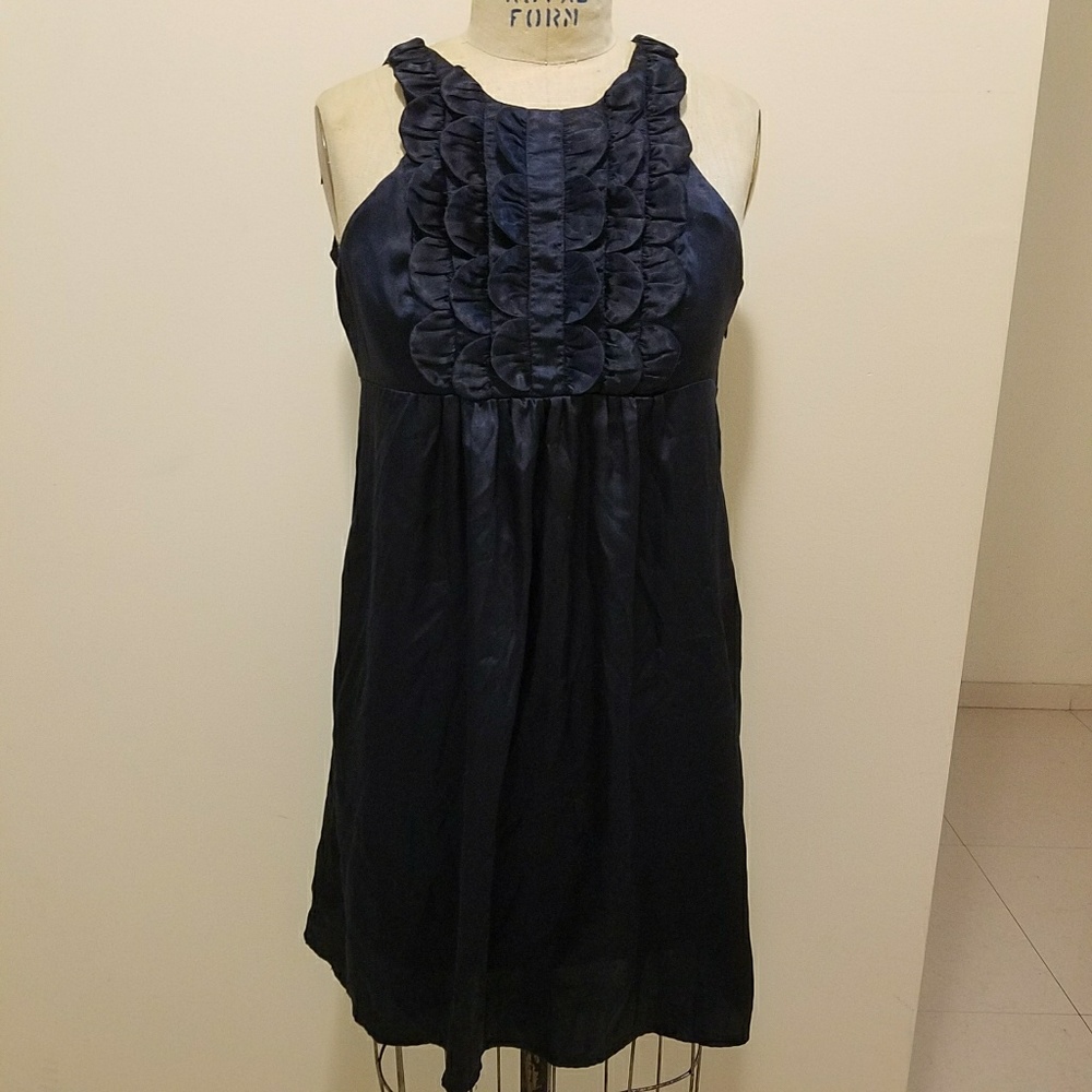 Kimchi & blue navy satin dress