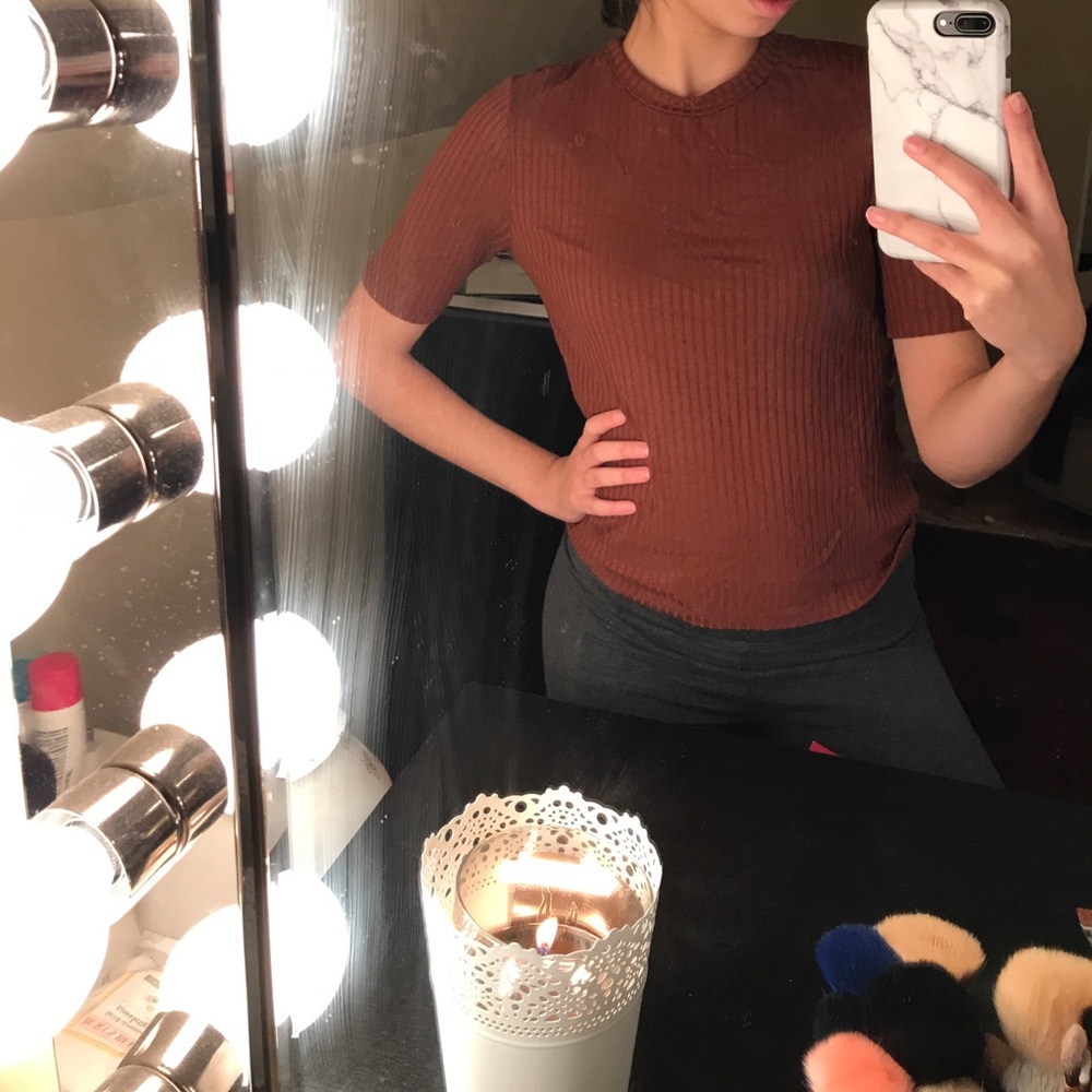 forever 21 ribbed shirt