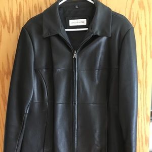 Jones New York Leather Jacket size XL