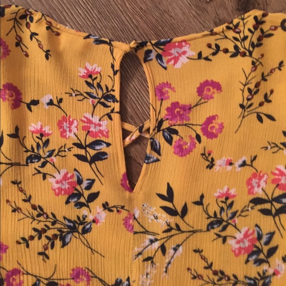 Umgee Gold Floral Dress-XL - Picture 4 of 4