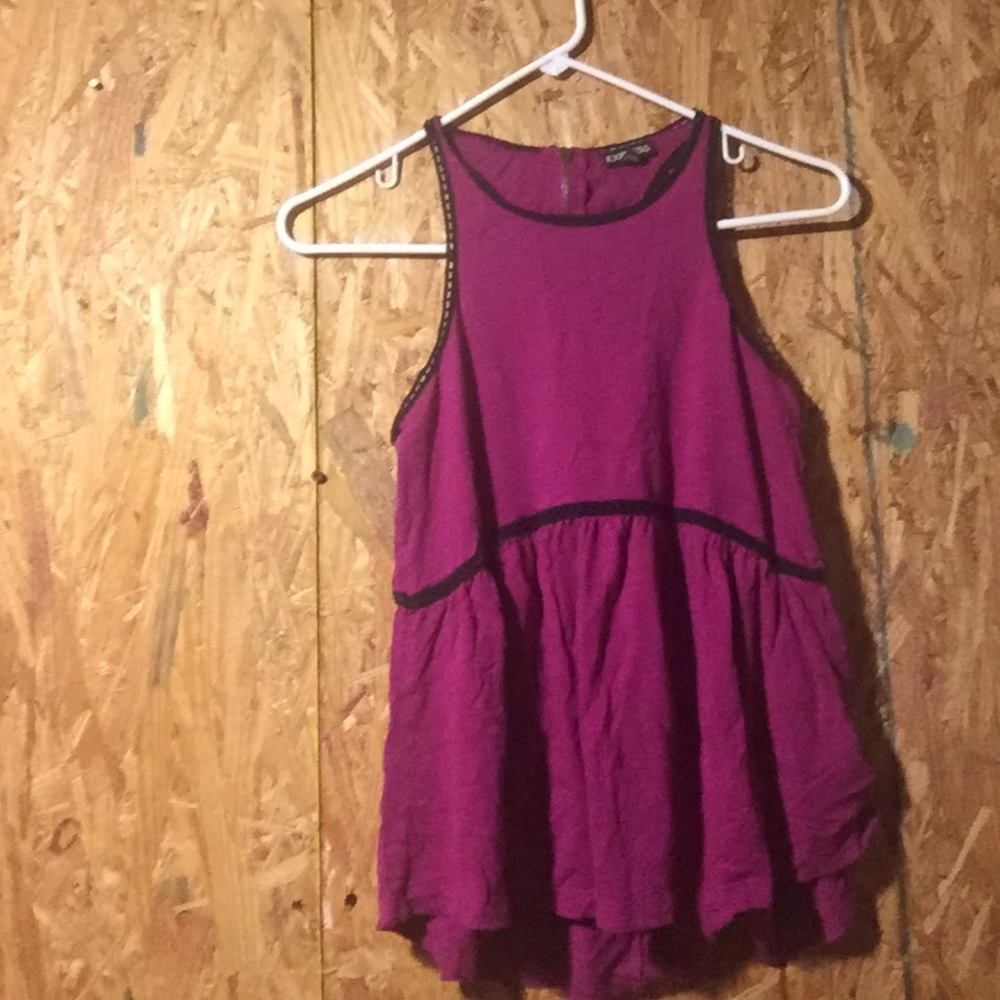 Express zip up t-back tank