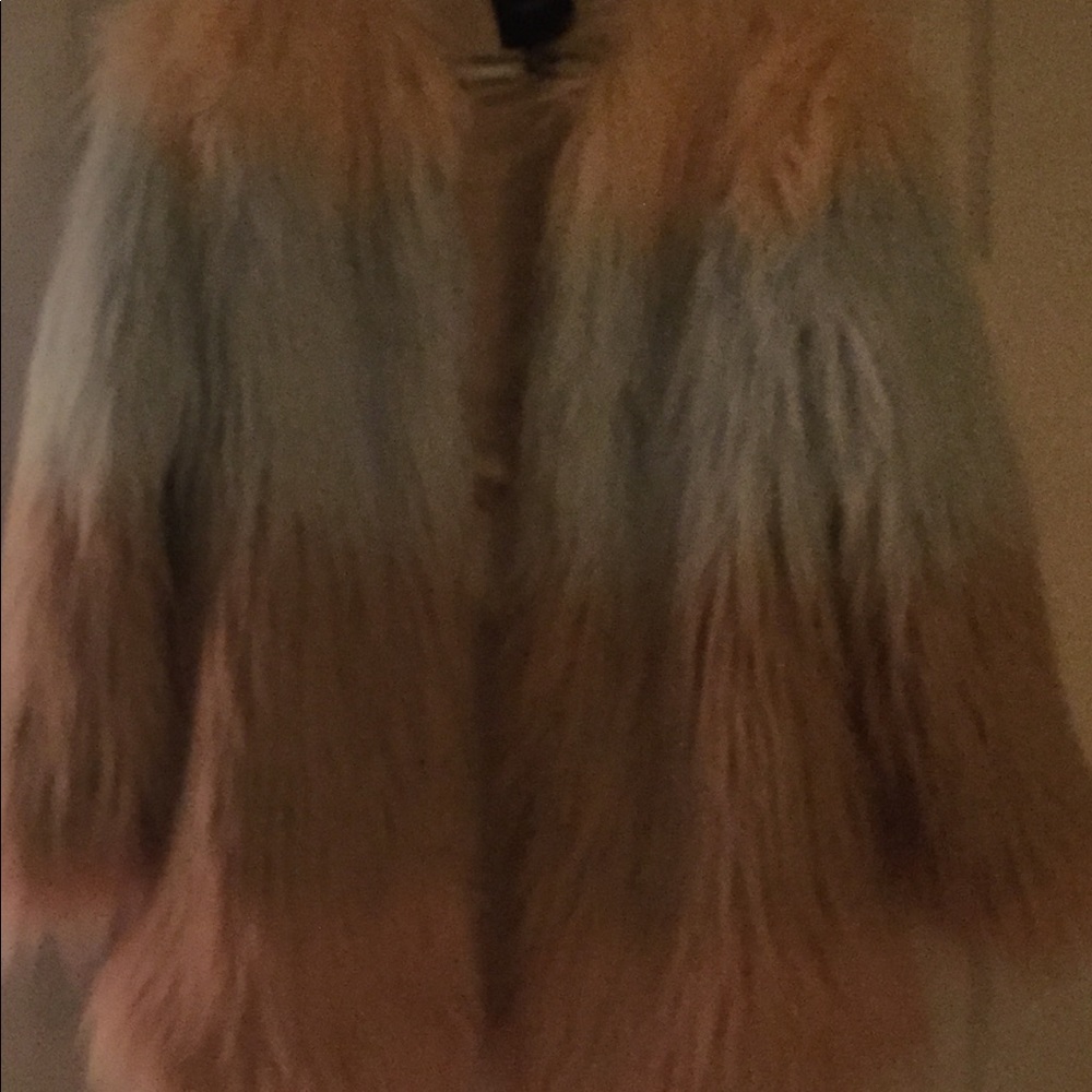 Cotton Candy Shag Fur Coat