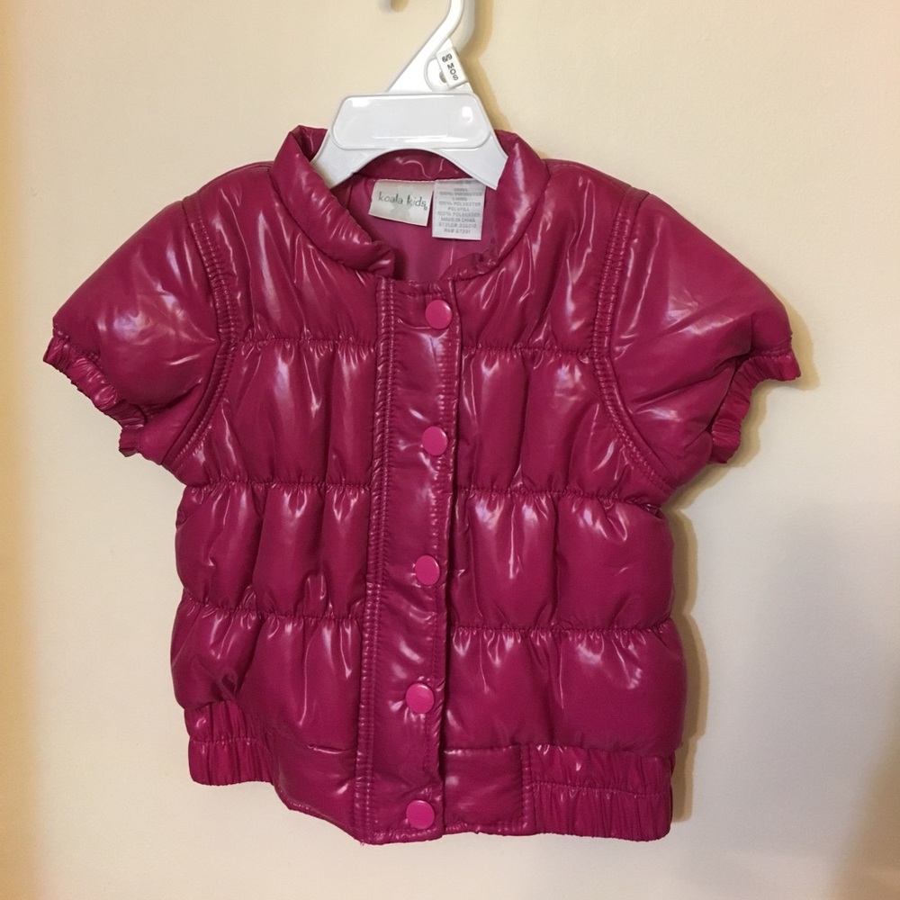 NWT Koala Kids Short Sleeve Puffer Jacket
