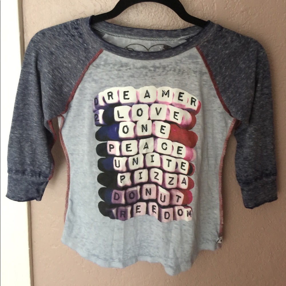 Dirtee Hollywood Tee-Shirt 3/4 Sleeves Size Medium