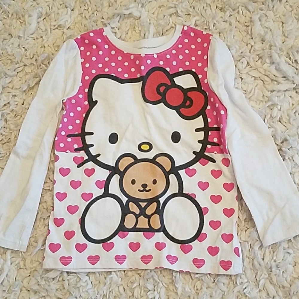 Toddler girl hello kitty tee