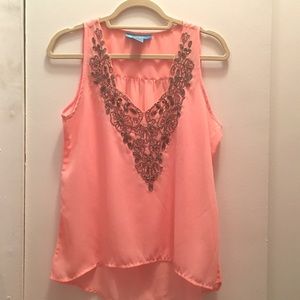 Francesca’s Beaded Tank size M