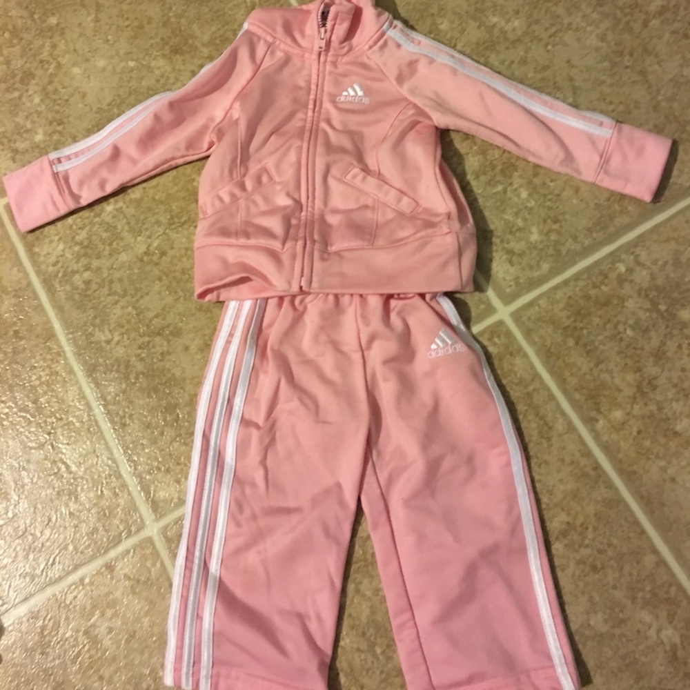 Adidas pants suit.