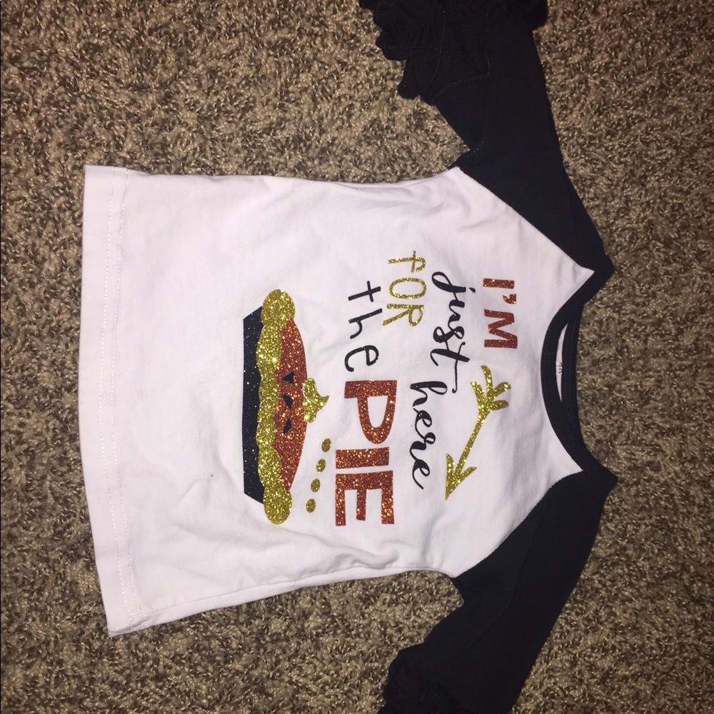 Little girl thanksgiving shirt