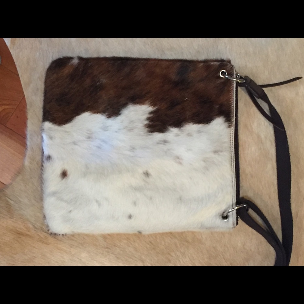Cowskin handbag