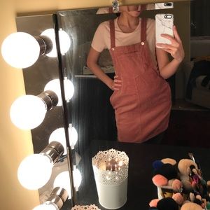 Velvet Overall Dress