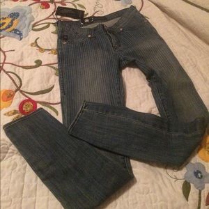 Rock & Republic striped skinny jeans