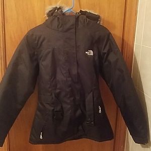 Northface winter coat with removal hood