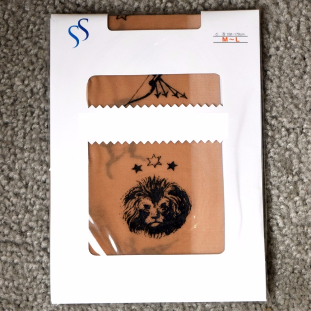 NWT Sexy Tattoo Tights Stockings Constellation - Picture 4 of 4