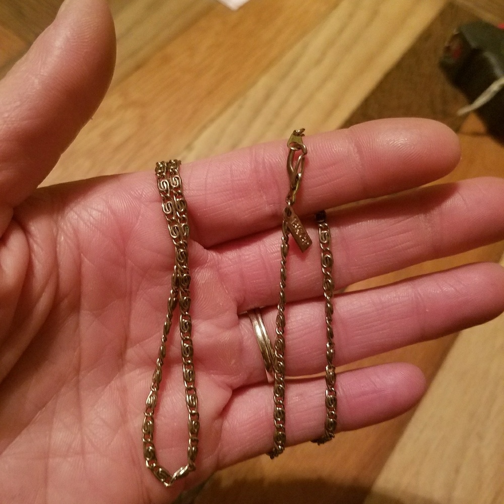 Vintage 18kgp necklace