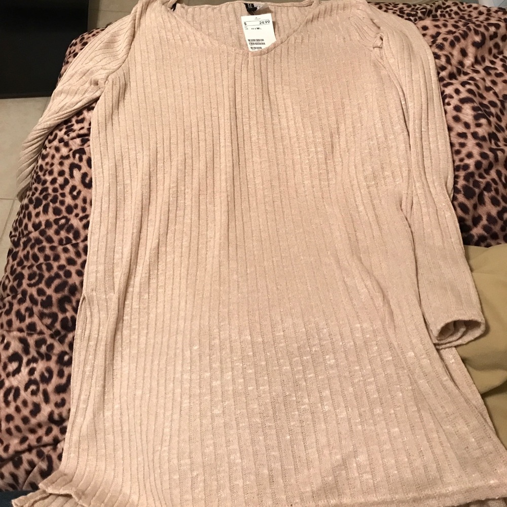 Beige light sweater from  H&M.