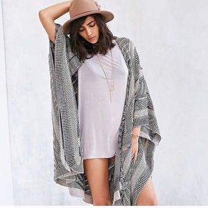 Long sweater poncho from urban outfitters