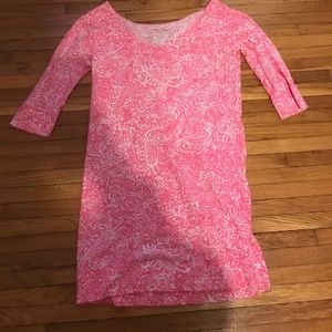 Small Lilly Pulitzer 3/4 sleeve dress size small