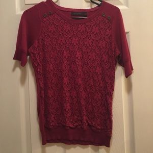 The limited short sleeve sweater