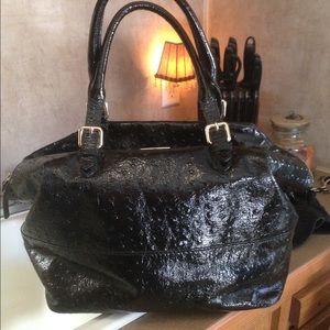 Kate Spade Ostrich Embossed Patent Bag