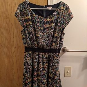 Floral print dress