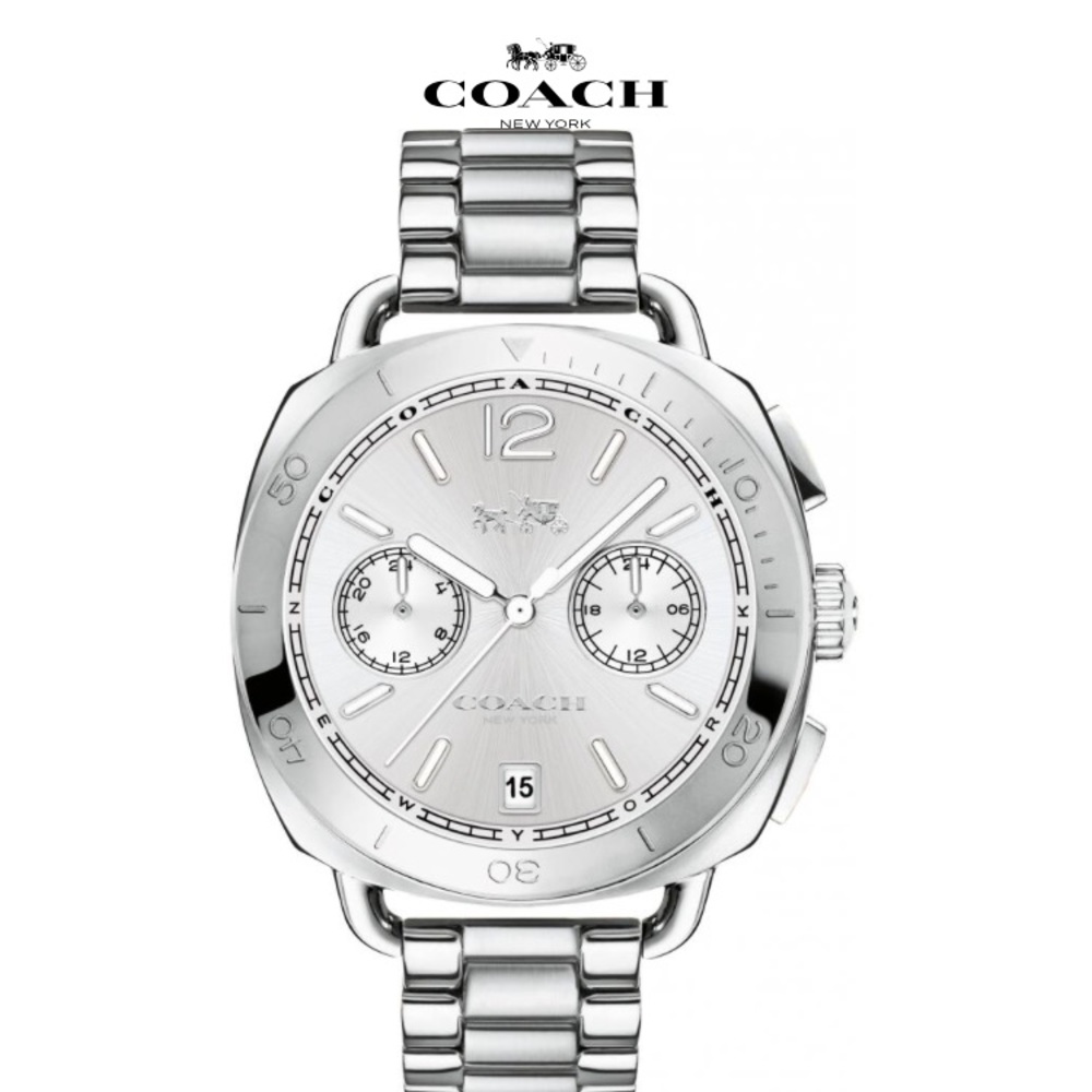 Coach Silver Watch ⌚️🖤
