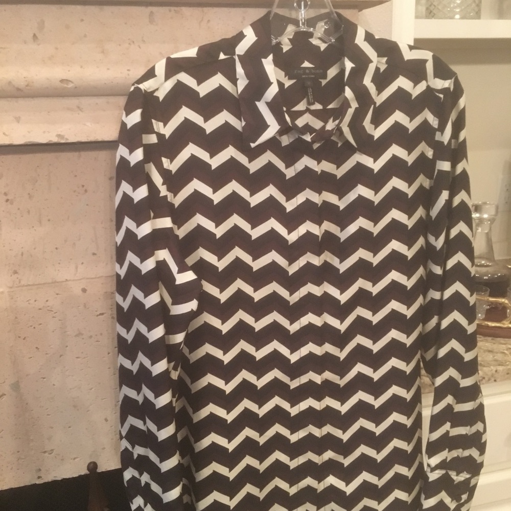 Rag & Bone 100% Silk Blouse- size Medium
