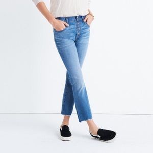 Madewell Cali Denim Boot Chewed Hem Edition