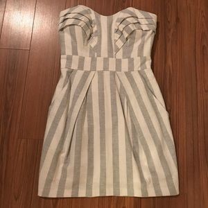 BCBG strapless dress