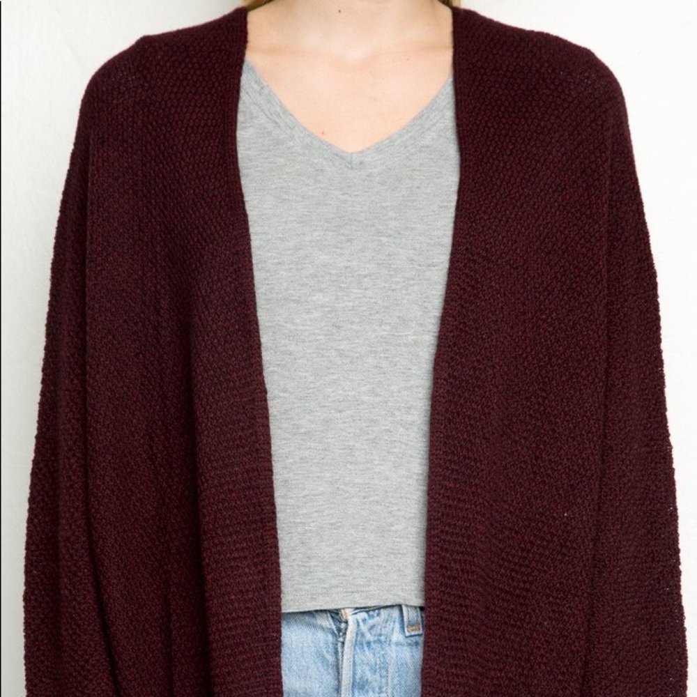 ✨ Brandy Melville red Caroline cardigan ✨