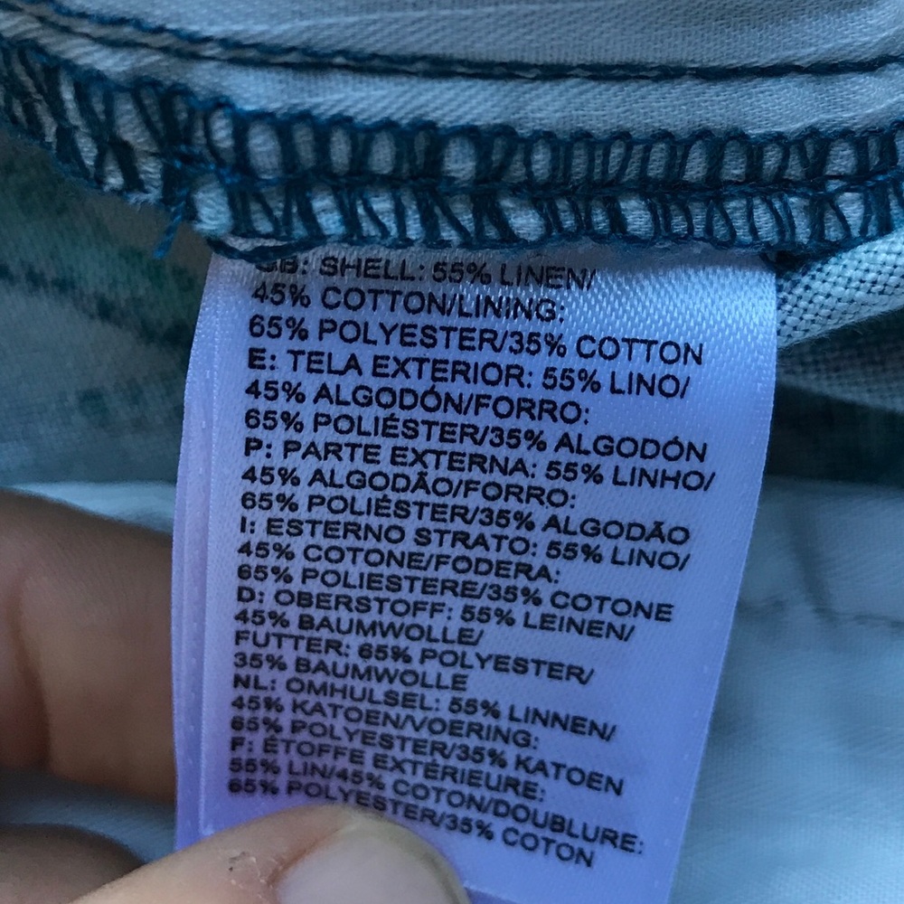 The North Face Blue ikat print Aztec shorts, 4 - Picture 6 of 7