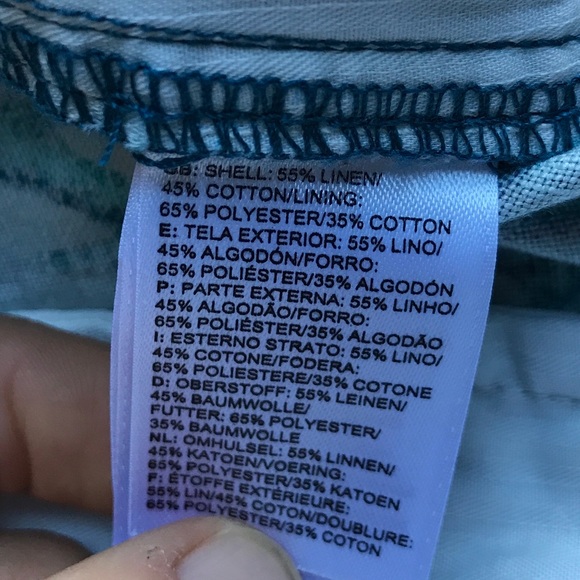 The North Face Blue ikat print Aztec shorts, 4 - Picture 6 of 7