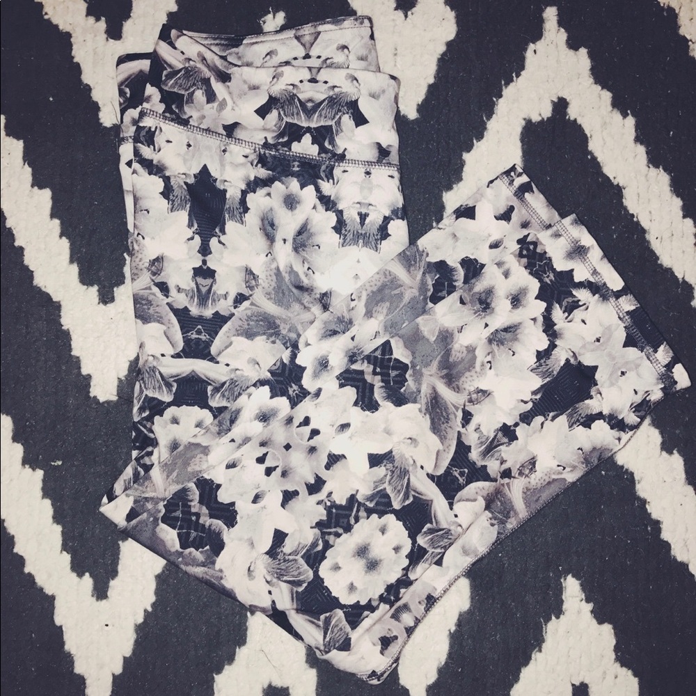 Floral workout pants