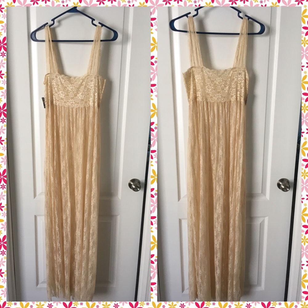 Free People Lace Slip