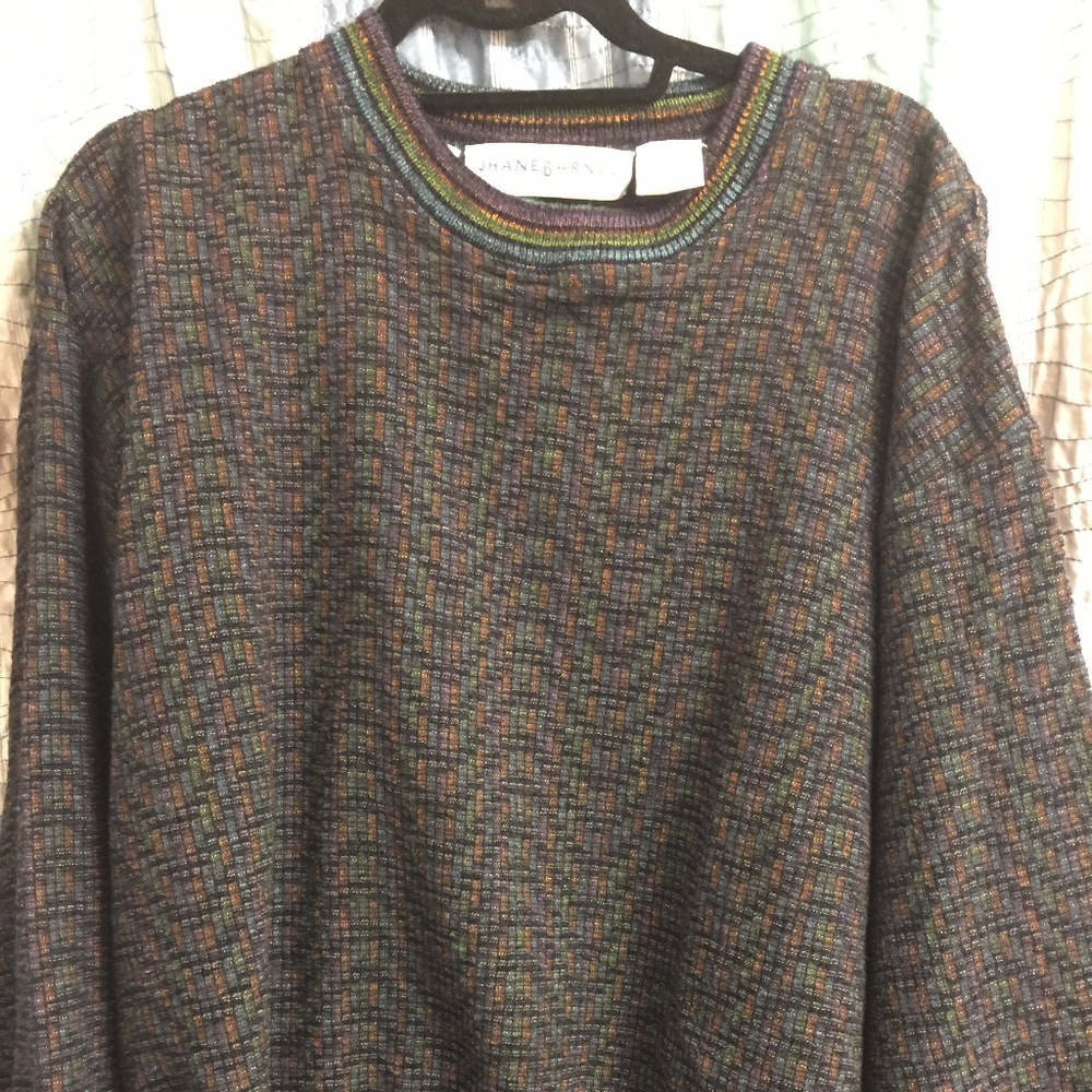 Jhane Barnes mens multicolored sweater