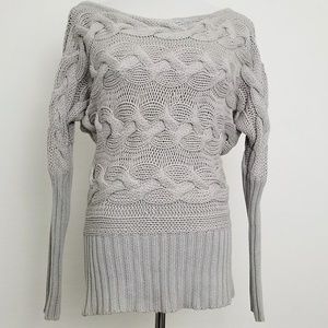 Boston Proper Sweater Grey Batwing