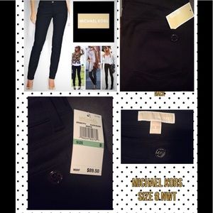 Michael Kors Basic Black/Silver Pants