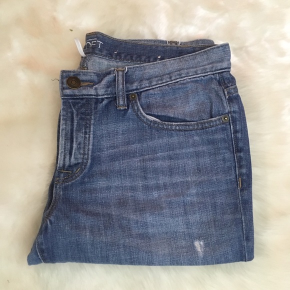 Ann Taylor Loft Boyfriend Button Fly - Picture 4 of 8