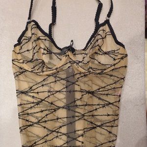 Barbwire bodysuit.
