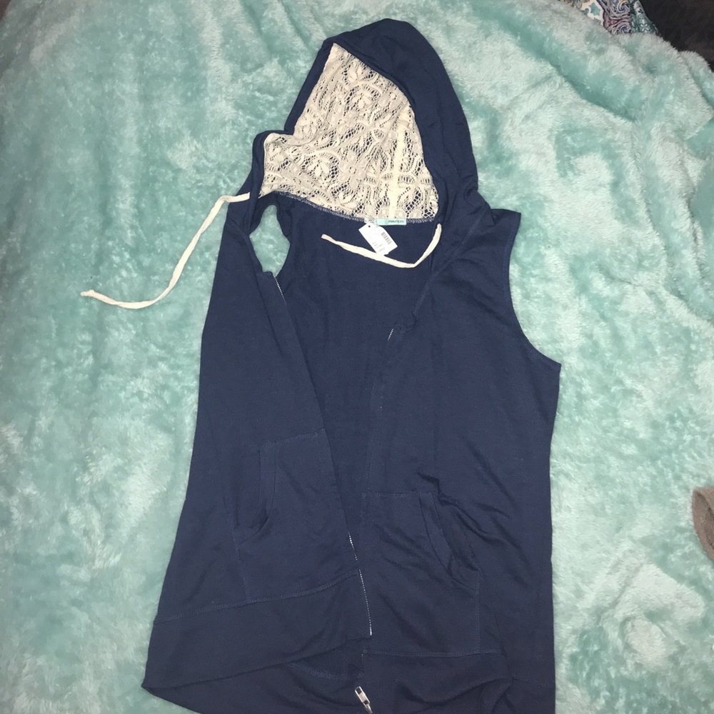 Maurices zip up vest jacket
